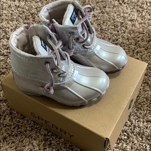 Toddler girls Sperry duck boots